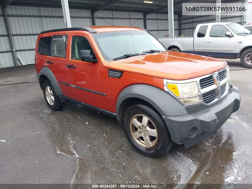 2007 Dodge Nitro Sxt VIN: 1D8GT28K57W591166 Lot: 40304267