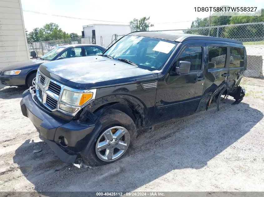 1D8GT58K17W558327 2007 Dodge Nitro Slt/Rt