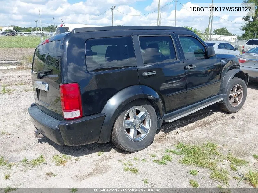 2007 Dodge Nitro Slt/Rt VIN: 1D8GT58K17W558327 Lot: 40425112