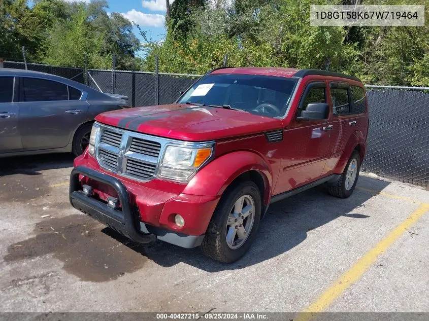 2007 Dodge Nitro Slt/Rt VIN: 1D8GT58K67W719464 Lot: 40427215