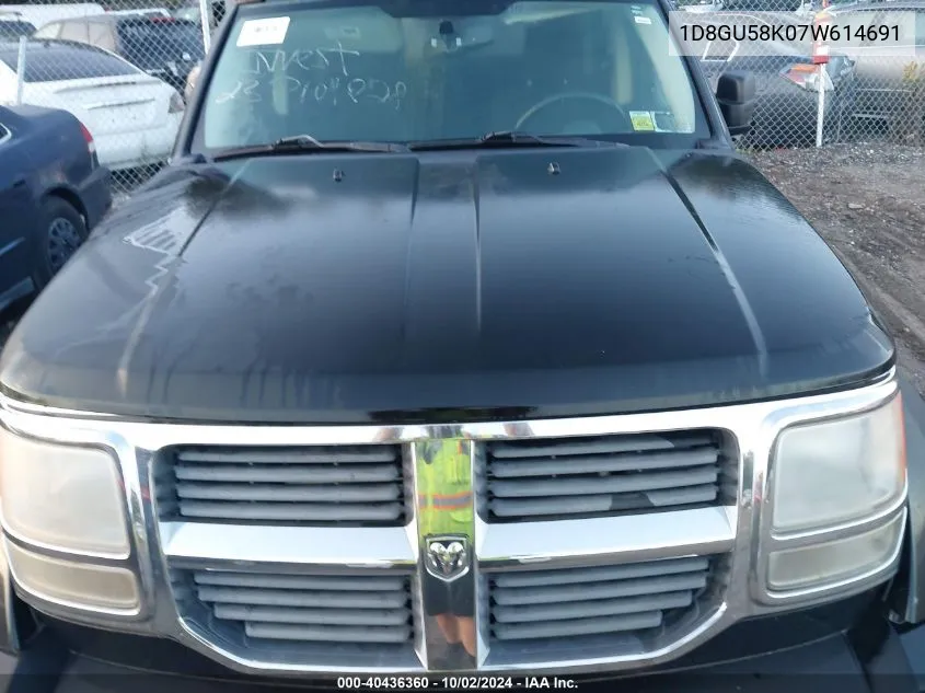 2007 Dodge Nitro Slt/Rt VIN: 1D8GU58K07W614691 Lot: 40436360