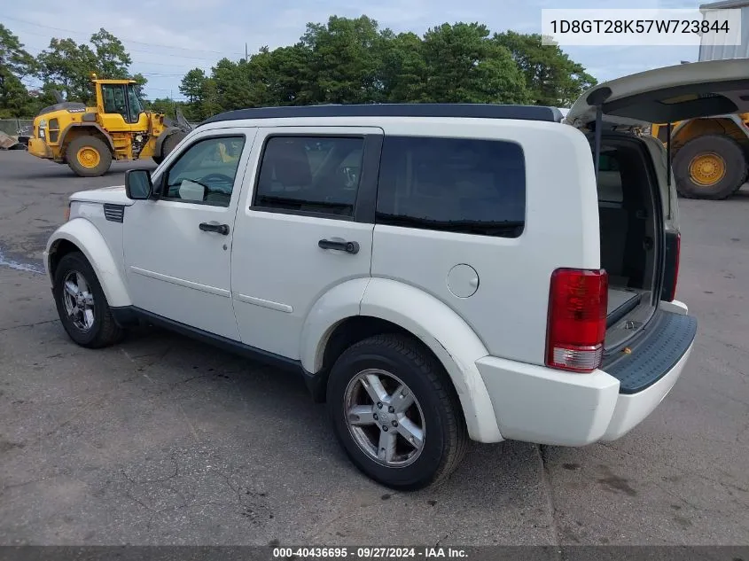 2007 Dodge Nitro Sxt VIN: 1D8GT28K57W723844 Lot: 40436695