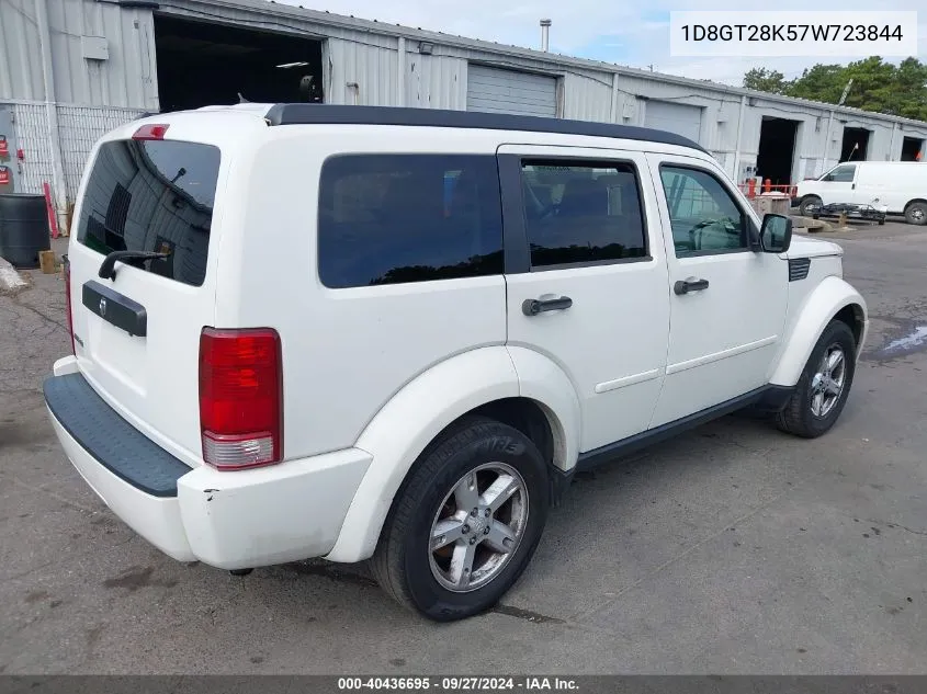 2007 Dodge Nitro Sxt VIN: 1D8GT28K57W723844 Lot: 40436695