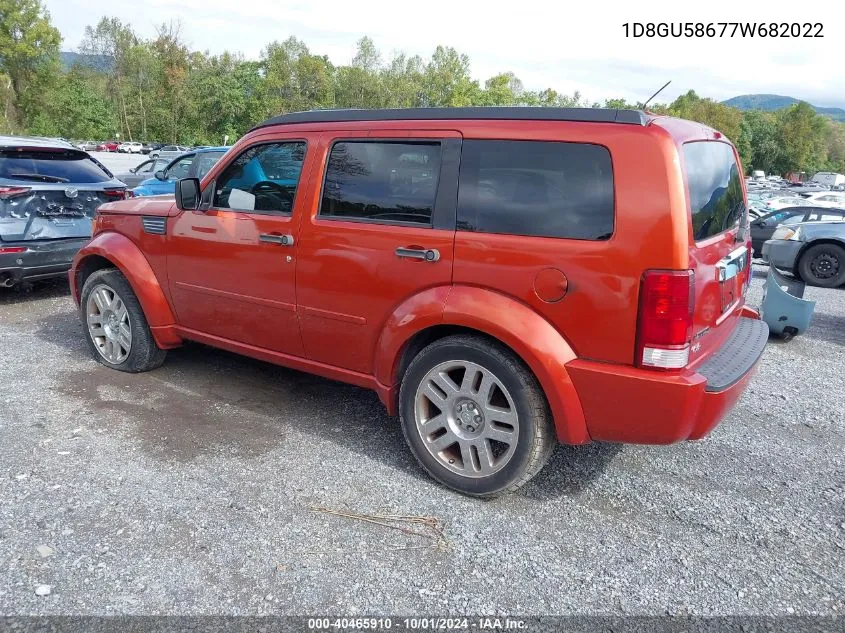 2007 Dodge Nitro Slt/Rt VIN: 1D8GU58677W682022 Lot: 40465910