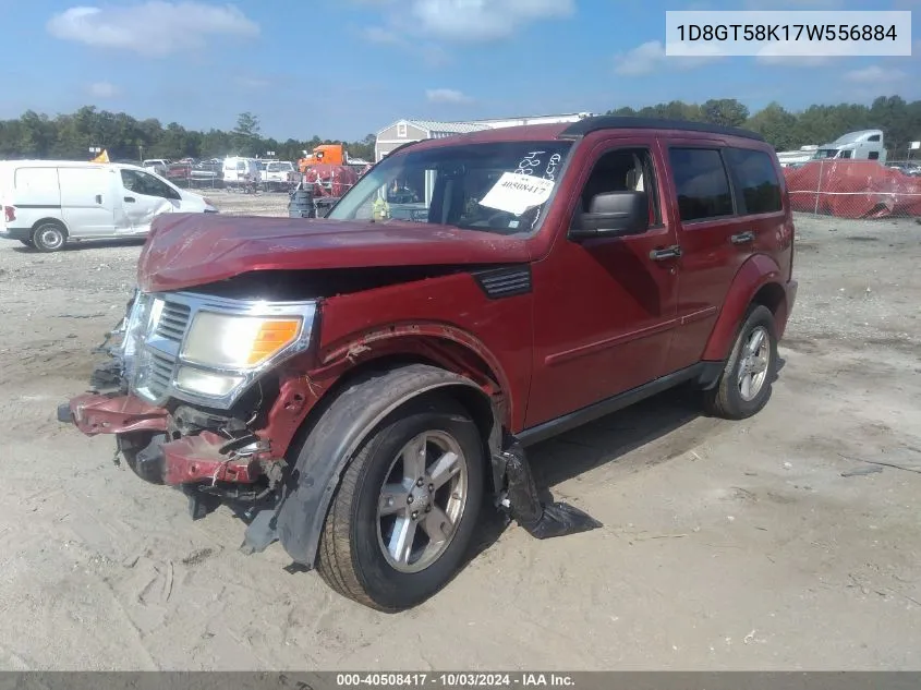 2007 Dodge Nitro Slt/Rt VIN: 1D8GT58K17W556884 Lot: 40508417