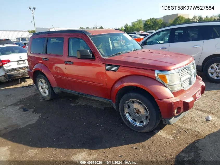 2007 Dodge Nitro Slt/Rt VIN: 1D8GT58K97W527584 Lot: 40575020