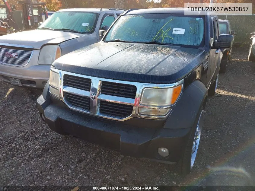 1D8GU28K67W530857 2007 Dodge Nitro Sxt