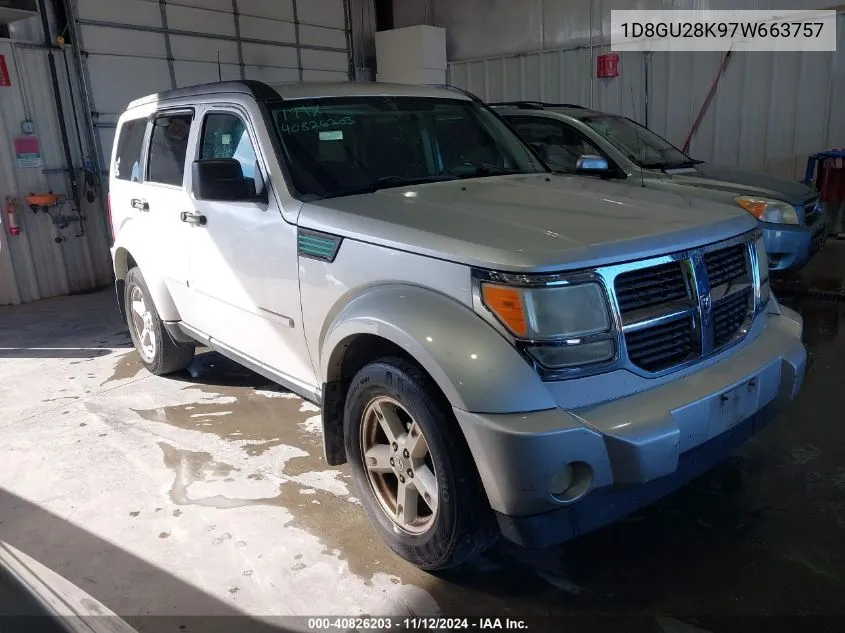 1D8GU28K97W663757 2007 Dodge Nitro Sxt