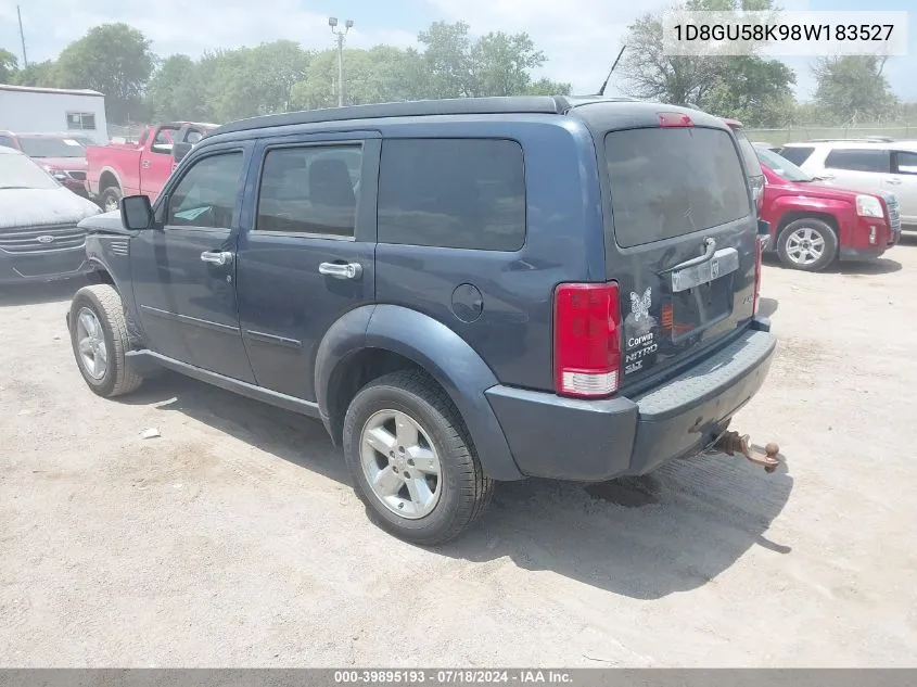 2008 Dodge Nitro Slt/Rt VIN: 1D8GU58K98W183527 Lot: 39895193