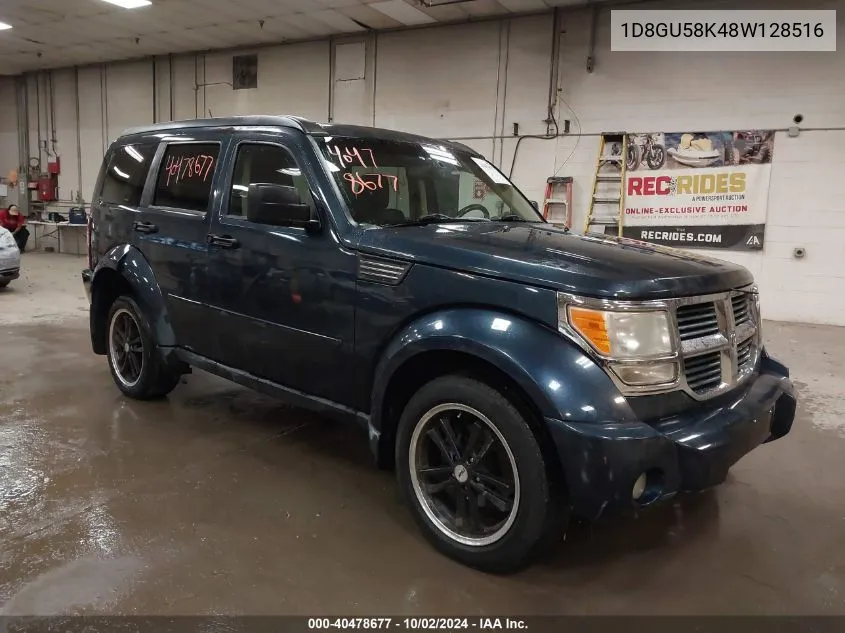 2008 Dodge Nitro Slt/Rt VIN: 1D8GU58K48W128516 Lot: 40478677