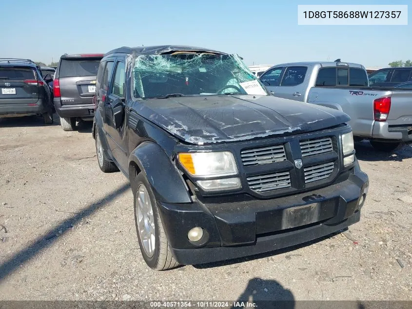 2008 Dodge Nitro R/T VIN: 1D8GT58688W127357 Lot: 40571354