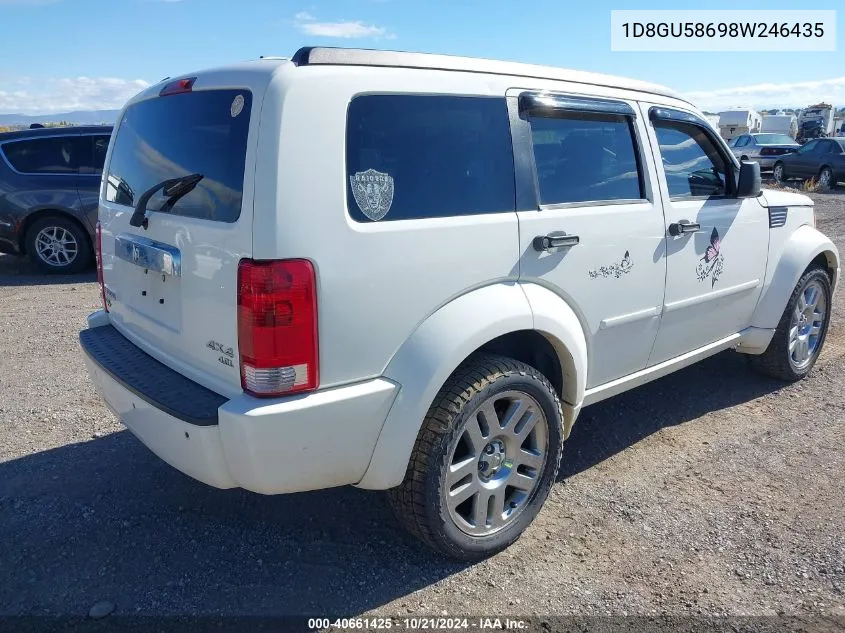 2008 Dodge Nitro Slt/Rt VIN: 1D8GU58698W246435 Lot: 40661425