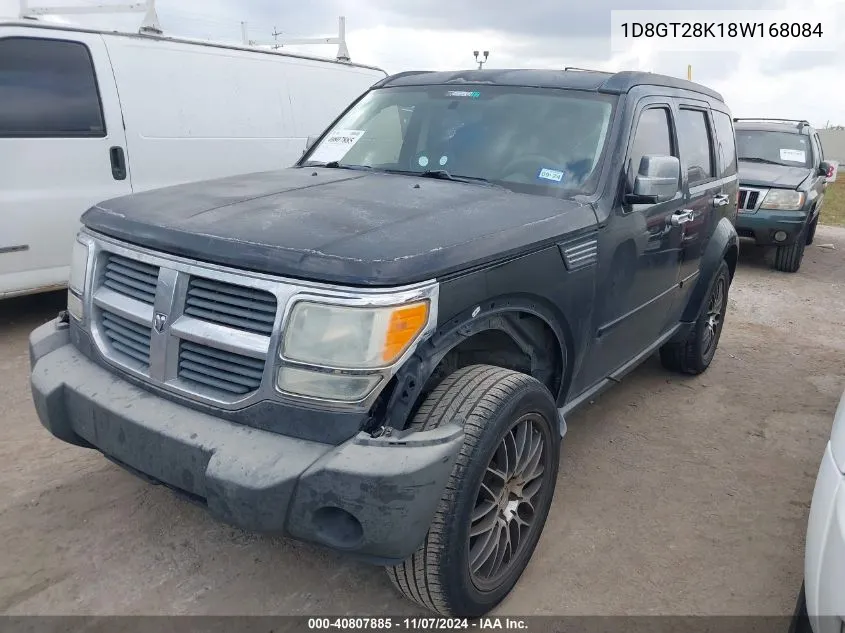 1D8GT28K18W168084 2008 Dodge Nitro Sxt