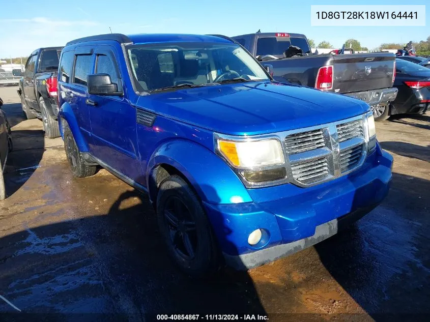 2008 Dodge Nitro Sxt VIN: 1D8GT28K18W164441 Lot: 40854867