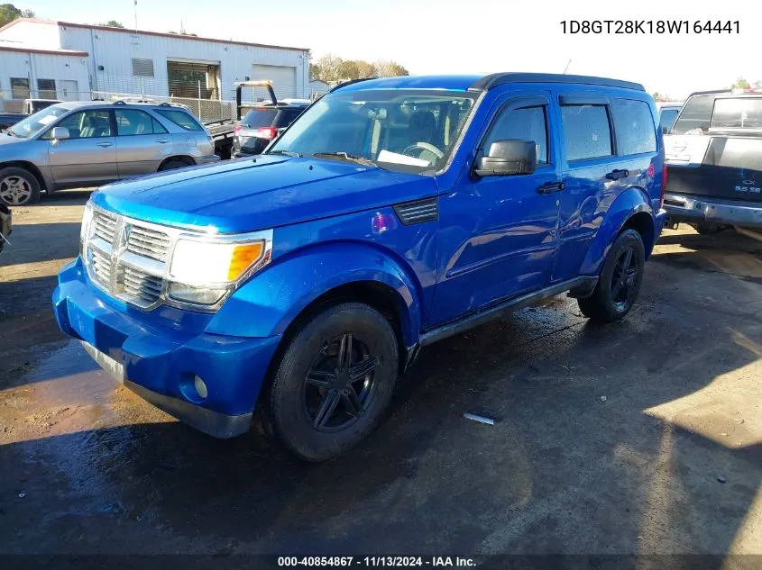 2008 Dodge Nitro Sxt VIN: 1D8GT28K18W164441 Lot: 40854867