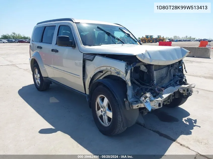 2009 Dodge Nitro Se VIN: 1D8GT28K99W513413 Lot: 39462494