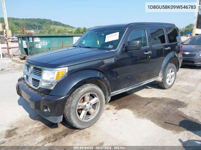 1D8GU58K09W546783 2009 Dodge Nitro Slt/Rt