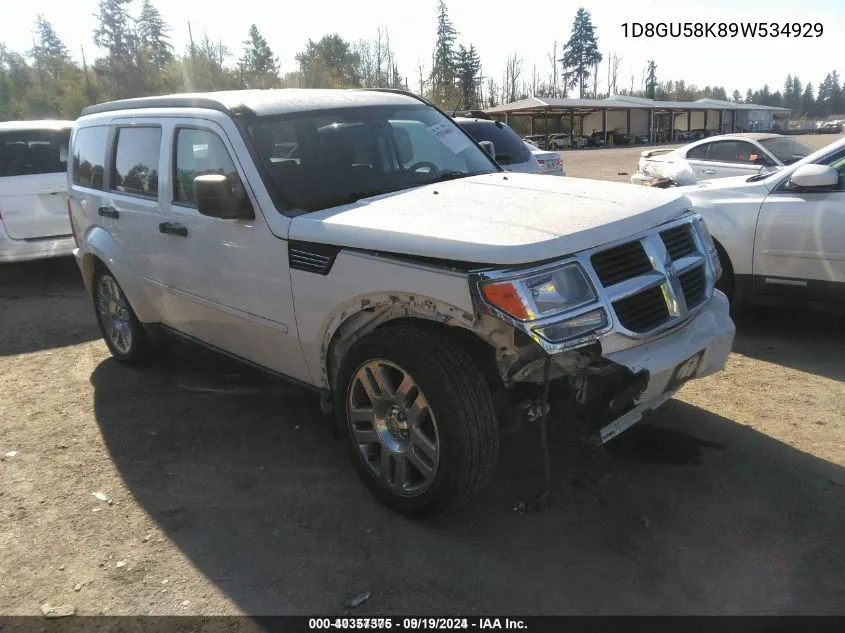 1D8GU58K89W534929 2009 Dodge Nitro Slt/Rt