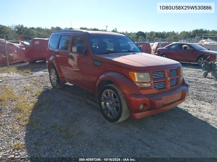 2009 Dodge Nitro Slt/Rt VIN: 1D8GU58X29W530886 Lot: 40597246