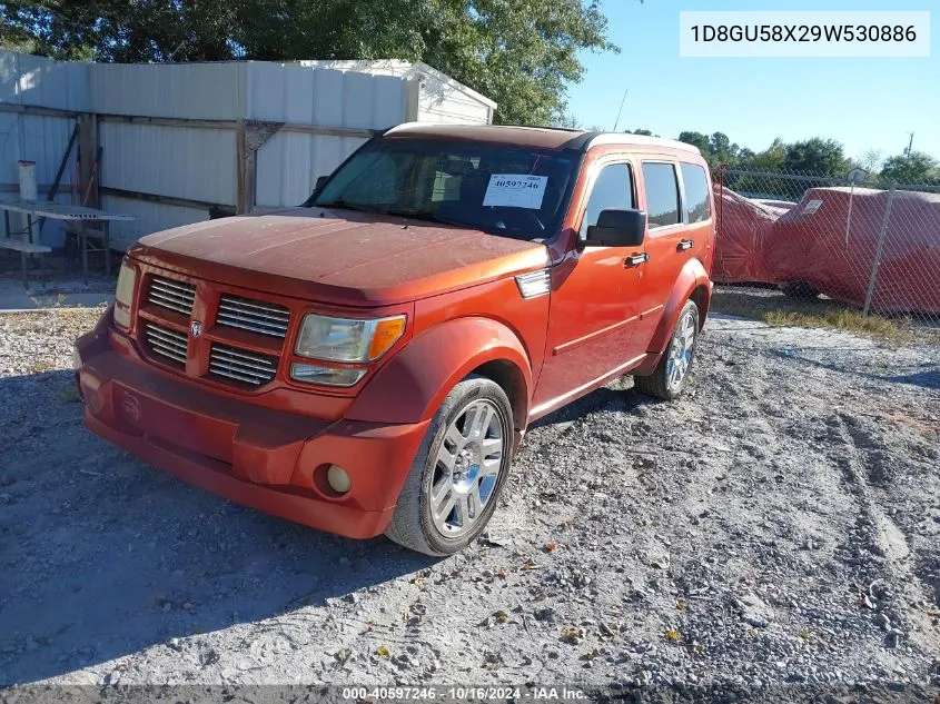 2009 Dodge Nitro Slt/Rt VIN: 1D8GU58X29W530886 Lot: 40597246