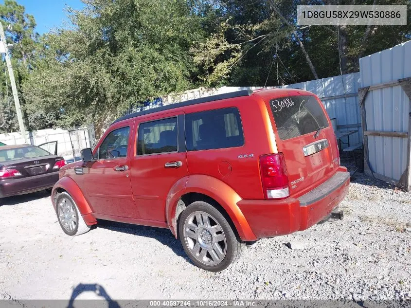 2009 Dodge Nitro Slt/Rt VIN: 1D8GU58X29W530886 Lot: 40597246