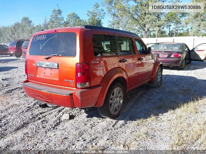 2009 Dodge Nitro Slt/Rt VIN: 1D8GU58X29W530886 Lot: 40597246