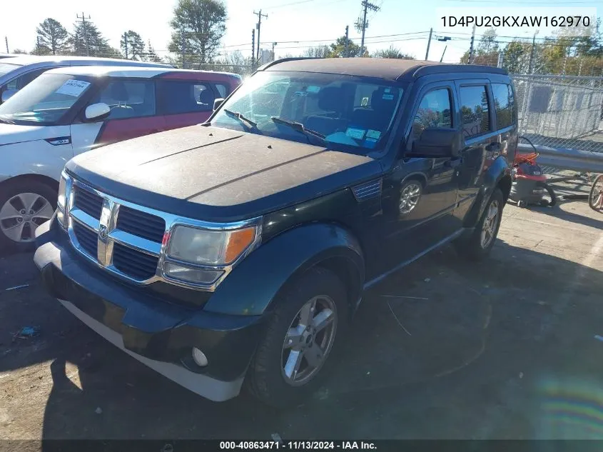 2010 Dodge Nitro Se VIN: 1D4PU2GKXAW162970 Lot: 40863471