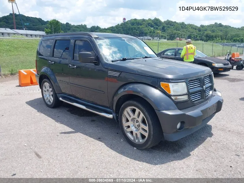 2011 Dodge Nitro Heat VIN: 1D4PU4GK7BW529529 Lot: 39834569