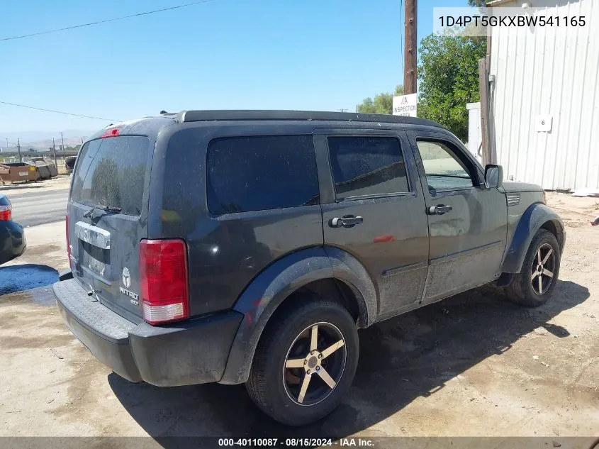 1D4PT5GKXBW541165 2011 Dodge Nitro Sxt