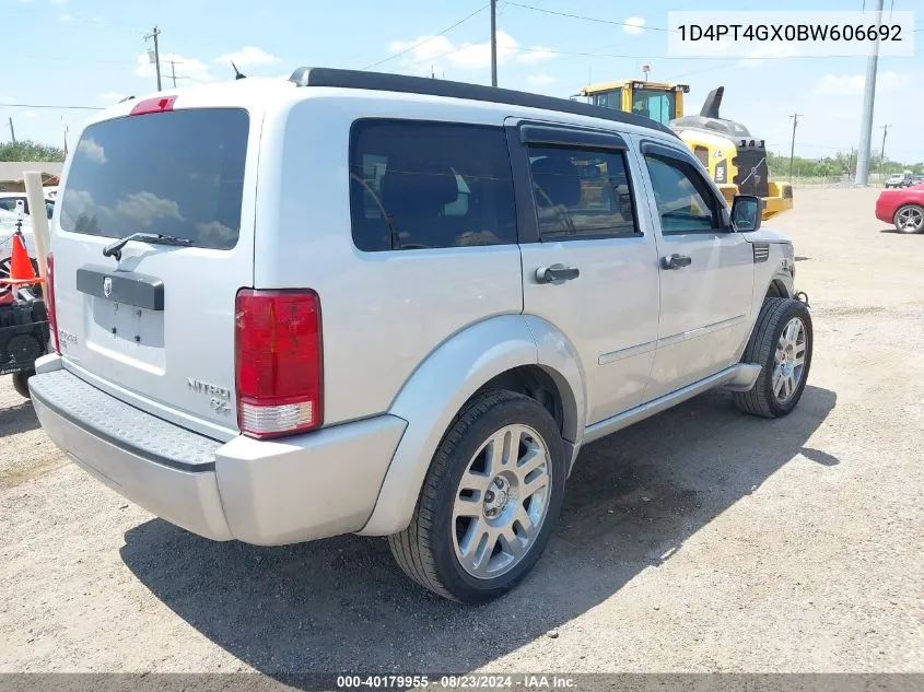 1D4PT4GX0BW606692 2011 Dodge Nitro Heat