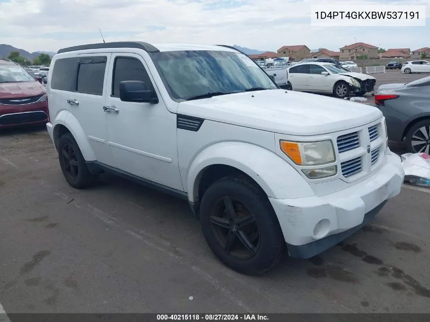 1D4PT4GKXBW537191 2011 Dodge Nitro Heat