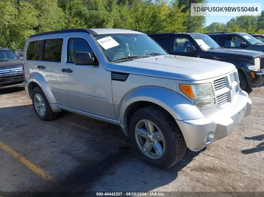 2011 Dodge Nitro Sxt VIN: 1D4PU5GK9BW550484 Lot: 40442207