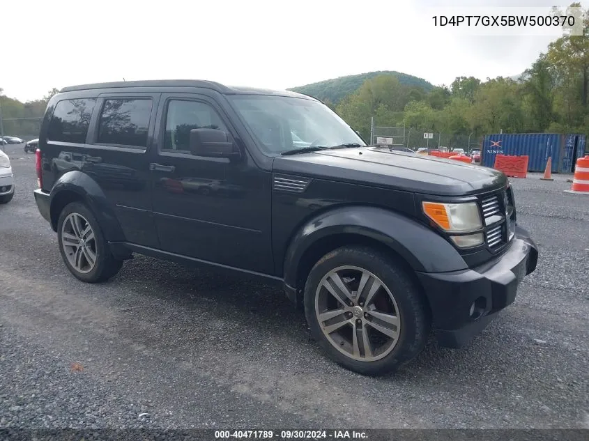 1D4PT7GX5BW500370 2011 Dodge Nitro Shock