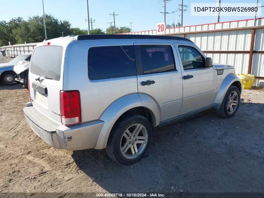 2011 Dodge Nitro Se VIN: 1D4PT2GK9BW526980 Lot: 40568716