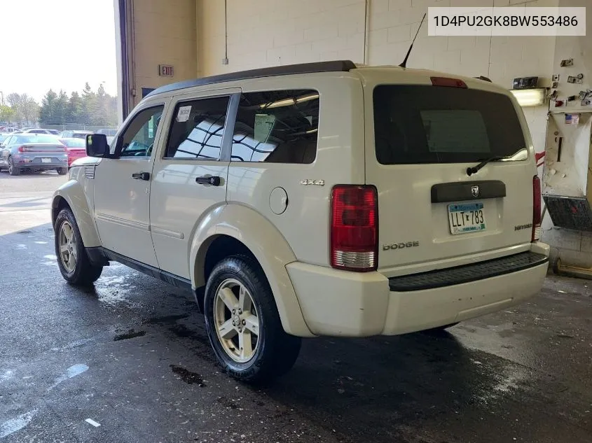 2011 Dodge Nitro Se VIN: 1D4PU2GK8BW553486 Lot: 40587008