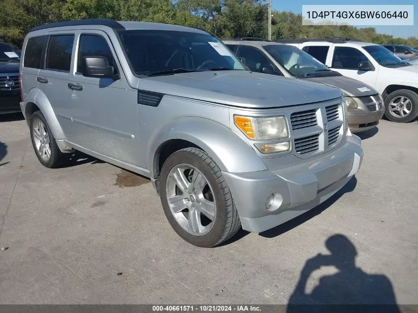 2011 Dodge Nitro Heat VIN: 1D4PT4GX6BW606440 Lot: 40661571