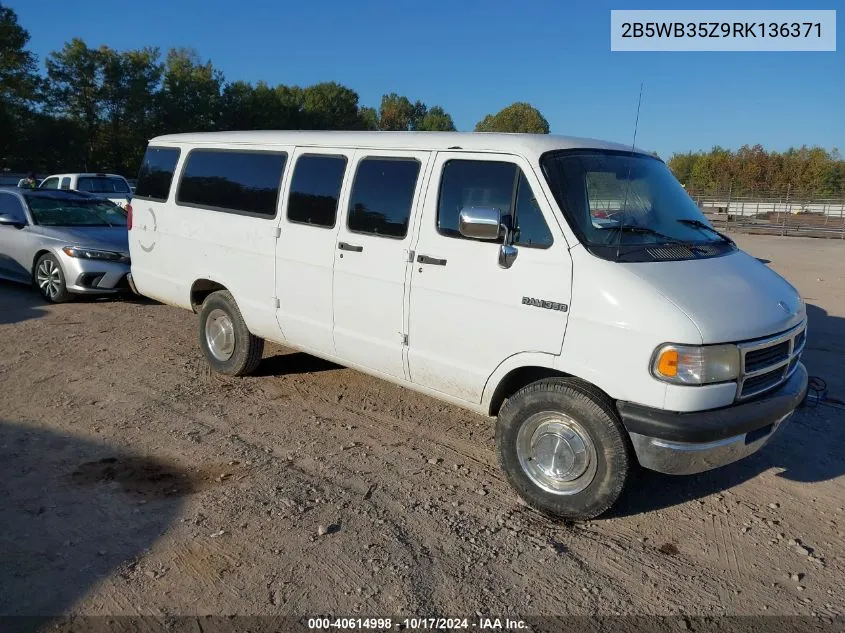 1994 Dodge Ram Wagon B350 VIN: 2B5WB35Z9RK136371 Lot: 40614998