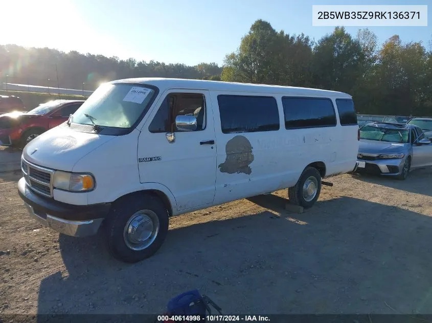 1994 Dodge Ram Wagon B350 VIN: 2B5WB35Z9RK136371 Lot: 40614998