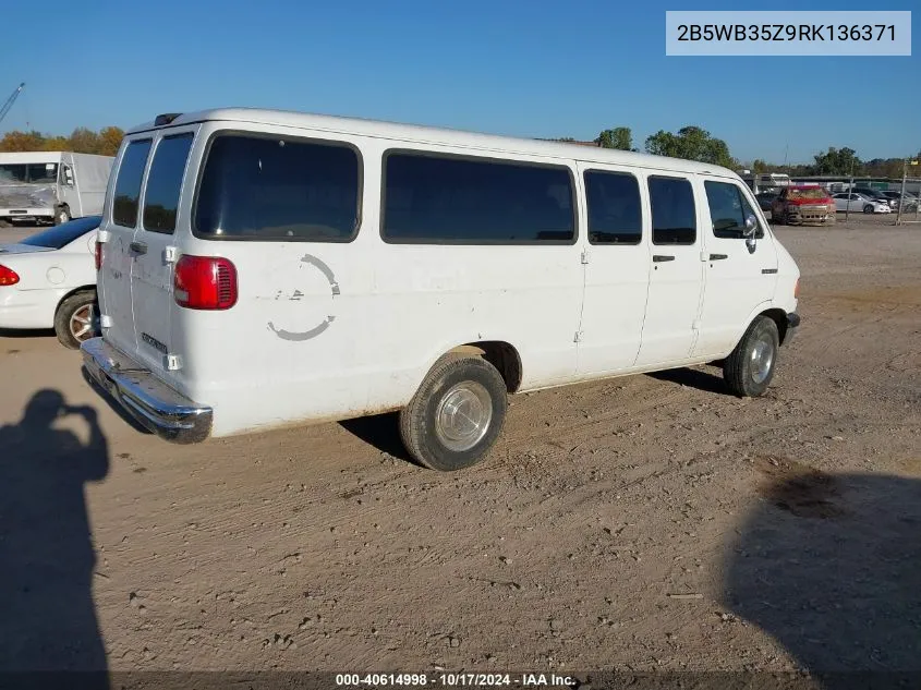 1994 Dodge Ram Wagon B350 VIN: 2B5WB35Z9RK136371 Lot: 40614998