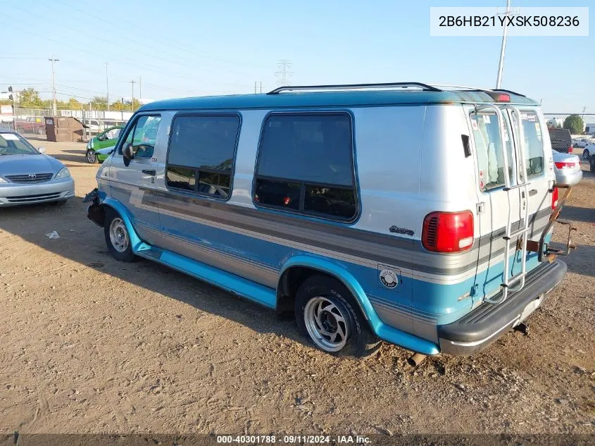 2B6HB21YXSK508236 1995 Dodge Ram Van B2500