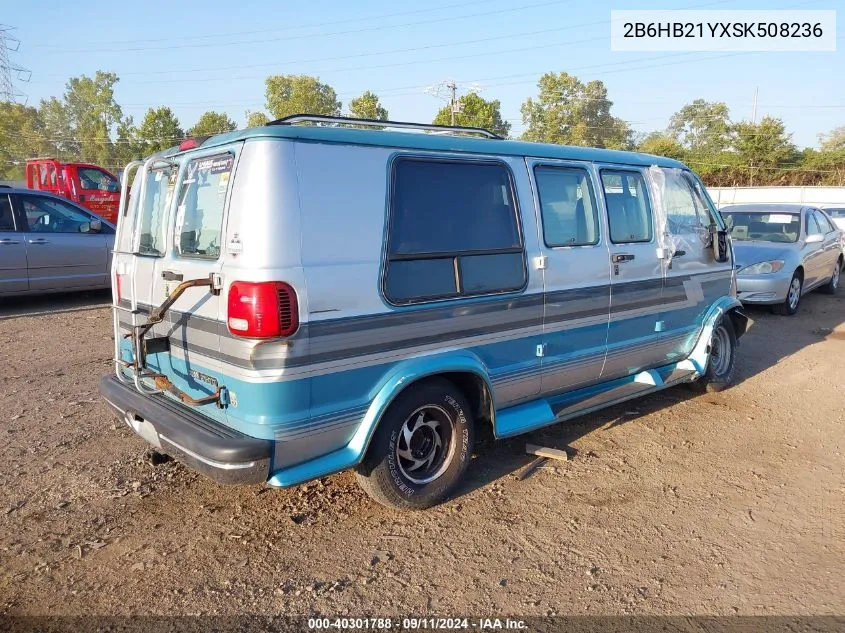 1995 Dodge Ram Van B2500 VIN: 2B6HB21YXSK508236 Lot: 40301788