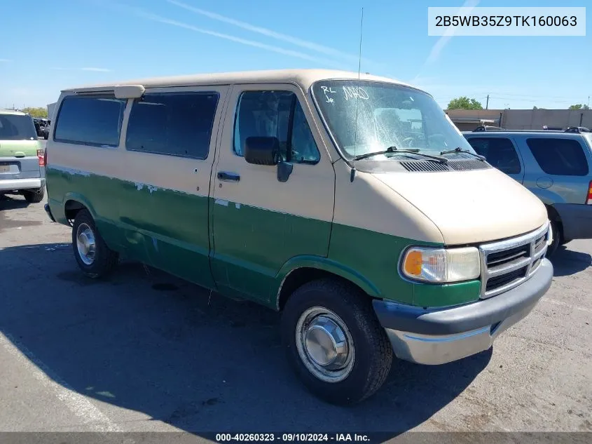 1996 Dodge Ram Wagon B3500 VIN: 2B5WB35Z9TK160063 Lot: 40260323