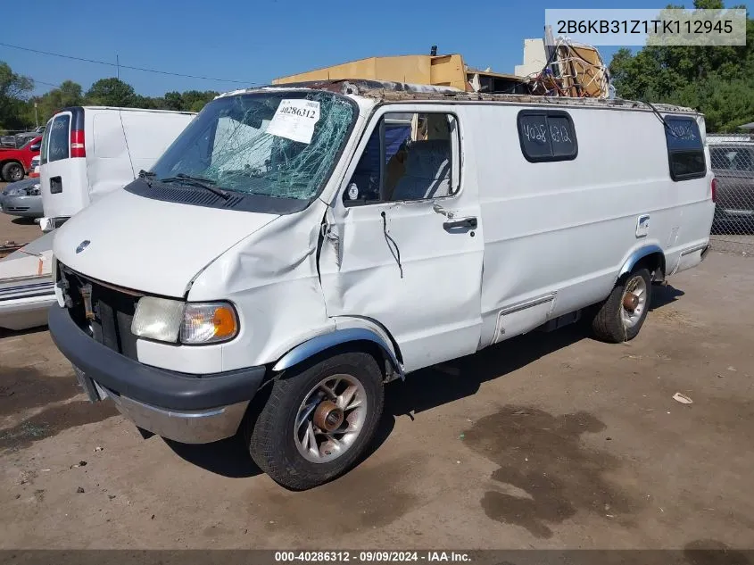 1996 Dodge Ram Van B3500 VIN: 2B6KB31Z1TK112945 Lot: 40286312