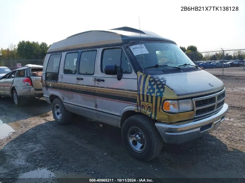 1996 Dodge Ram Van B2500 VIN: 2B6HB21X7TK138128 Lot: 40565211