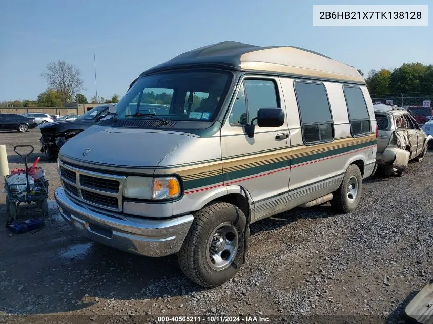 1996 Dodge Ram Van B2500 VIN: 2B6HB21X7TK138128 Lot: 40565211