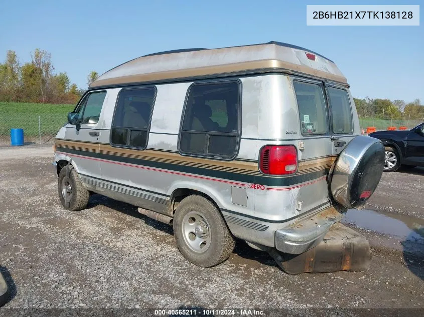 1996 Dodge Ram Van B2500 VIN: 2B6HB21X7TK138128 Lot: 40565211