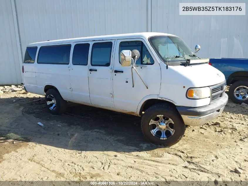 1996 Dodge Ram Wagon B3500 VIN: 2B5WB35Z5TK183176 Lot: 40661036