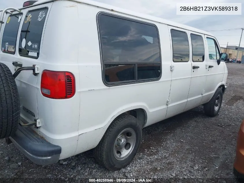 2B6HB21Z3VK589318 1997 Dodge Ram Van 2500 Commercial