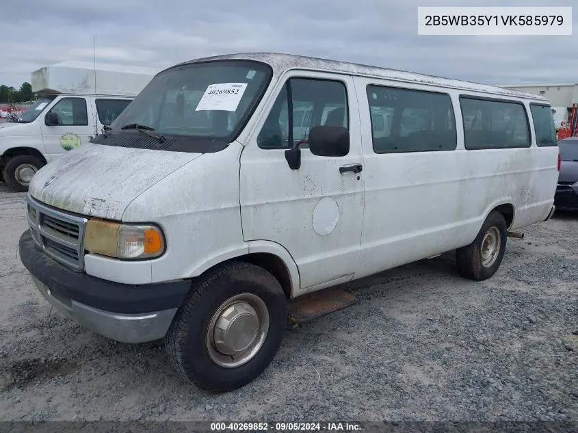 1997 Dodge Ram Wagon B3500 VIN: 2B5WB35Y1VK585979 Lot: 40269852