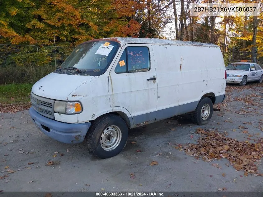 1997 Dodge Ram Van 2500 Commercial VIN: 2B7HB21X6VK506037 Lot: 40603363